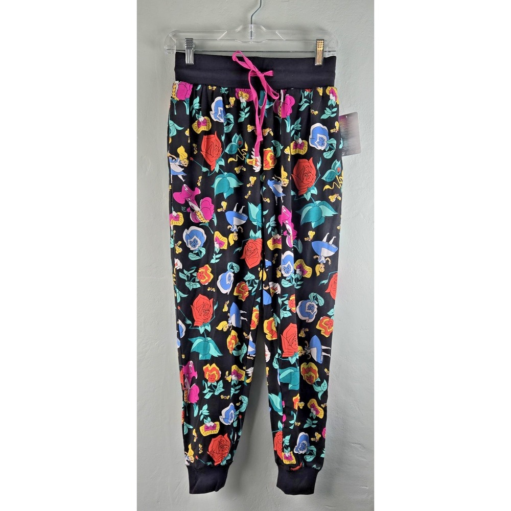 NWT Disney Parks Leggings Joggers‎ Women's XS Pants Alice In Wonderland